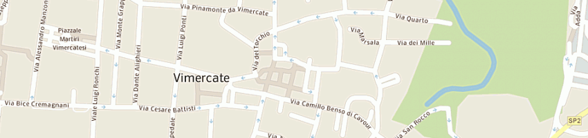 Mappa della impresa perego paolo snc di paolo stefano e daniele a VIMERCATE