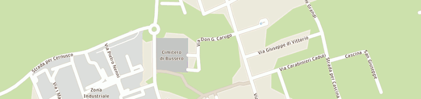 Mappa della impresa associazione calcio bussero a BUSSERO