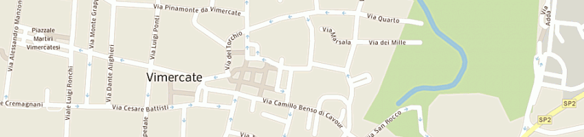Mappa della impresa istituto canossiano a VIMERCATE