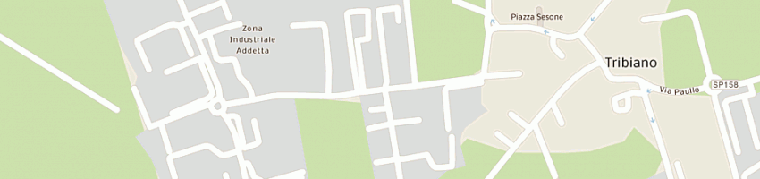 Mappa della impresa tiesse trasporti srl a TRIBIANO