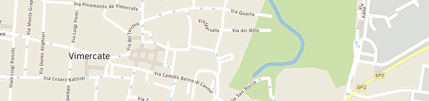 Mappa della impresa enaip centro servizi formativi a VIMERCATE