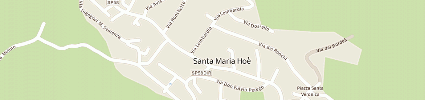 Mappa della impresa sironi di sironi anna maria e c sas a SANTA MARIA HOE 