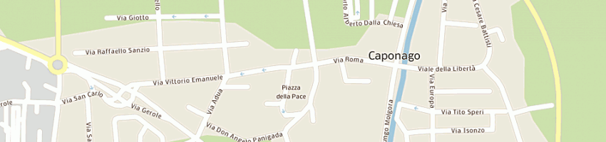 Mappa della impresa 3 c srl a CAPONAGO