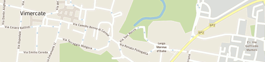 Mappa della impresa savo vincenzo a VIMERCATE