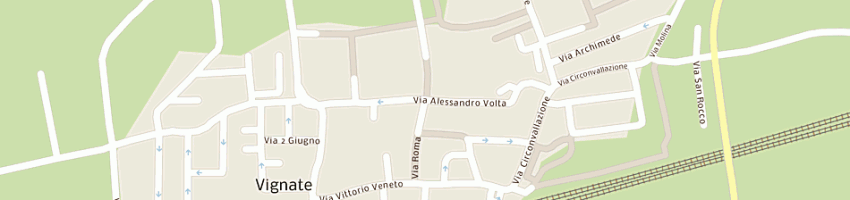 Mappa della impresa polloni rosetto a VIGNATE
