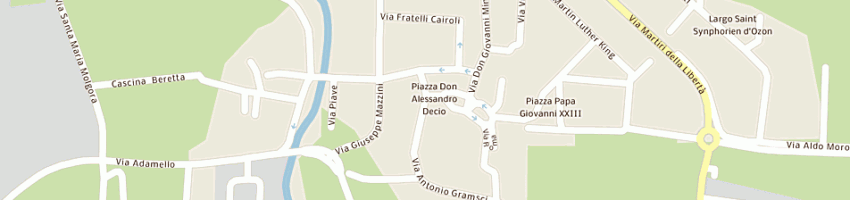 Mappa della impresa panificio del carletto sas di paleari gianluca e c a BURAGO DI MOLGORA