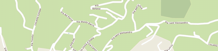 Mappa della impresa consorzio parco monte barro a GALBIATE
