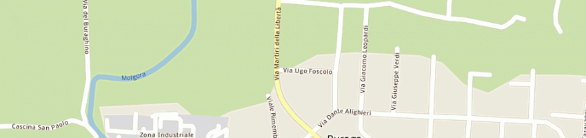 Mappa della impresa editoriale gli olmi sas di roberto allegri a BURAGO DI MOLGORA