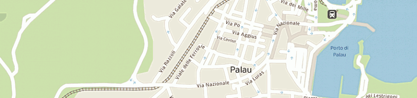 Mappa della impresa comune di palau scuola elementare a PALAU