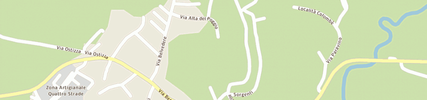 Mappa della impresa minini silvano a MONTEVECCHIA