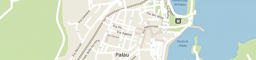 Mappa della impresa poste italiane a PALAU