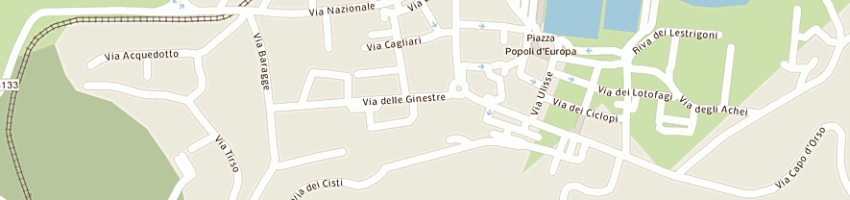 Mappa della impresa panzani giuseppe a PALAU