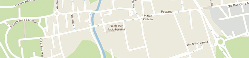 Mappa della impresa milano luce srl a PESSANO CON BORNAGO