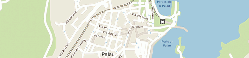 Mappa della impresa studio p e m di masu e piga a PALAU
