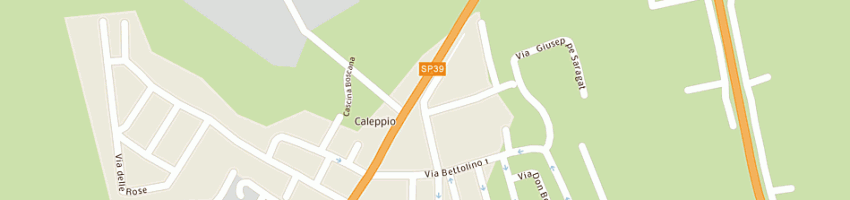 Mappa della impresa orione frutta sas a SETTALA