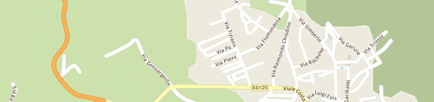 Mappa della impresa atzori salvatore a ARZACHENA