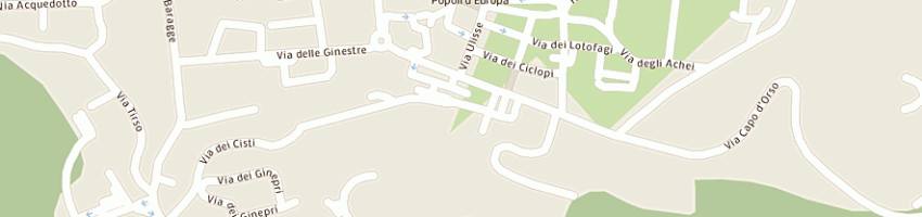 Mappa della impresa studio tecnico 2a a PALAU