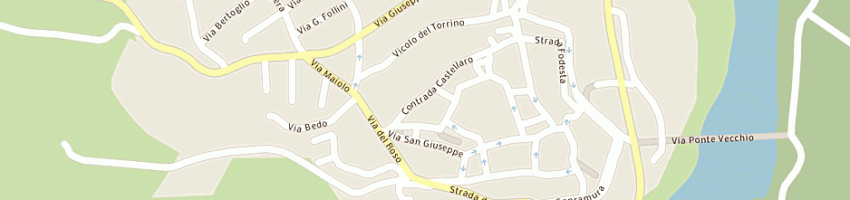 Mappa della impresa mozzi giovanni a BOBBIO