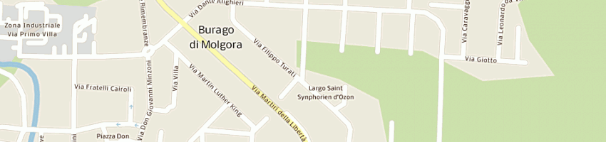 Mappa della impresa imparato vittorio a BURAGO DI MOLGORA