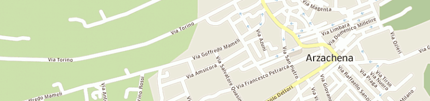 Mappa della impresa carta anna maria a ARZACHENA