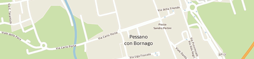 Mappa della impresa brambilla piero a PESSANO CON BORNAGO