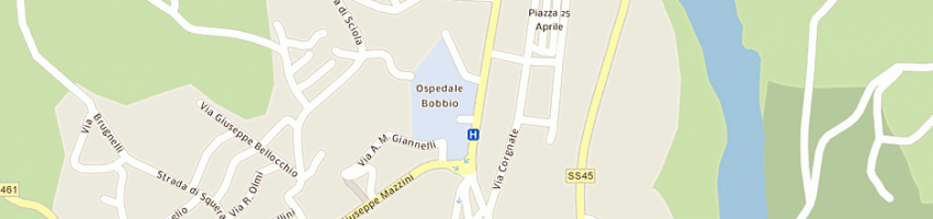 Mappa della impresa isola antonietto a BOBBIO