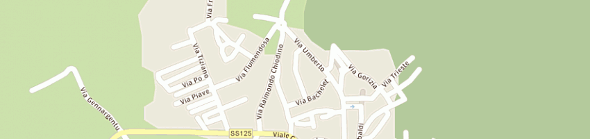 Mappa della impresa vetreria de simone domenico a ARZACHENA