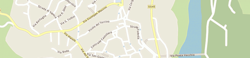 Mappa della impresa rg sport di rossi davide a BOBBIO