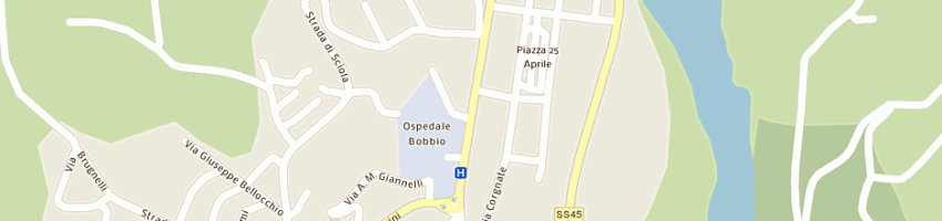 Mappa della impresa tosi giuseppe a BOBBIO