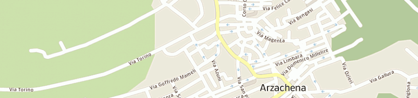 Mappa della impresa cau gian paolo a ARZACHENA