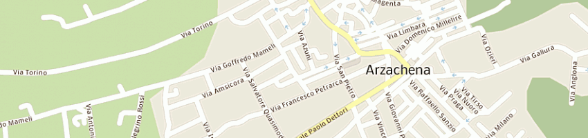 Mappa della impresa ciudino aldino a ARZACHENA