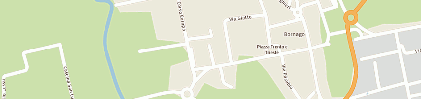 Mappa della impresa bertolin donato a PESSANO CON BORNAGO