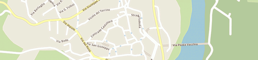 Mappa della impresa errebi impianti di belardo marco a BOBBIO