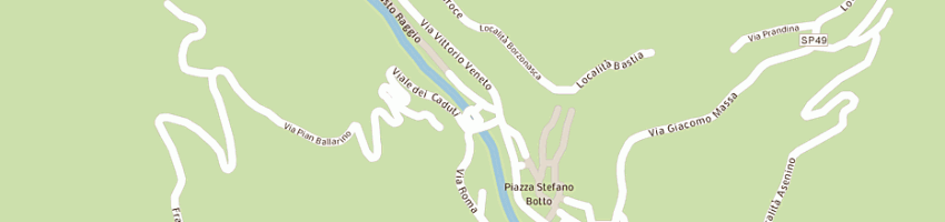 Mappa della impresa ristorante antica trattoria rocchin a BORZONASCA
