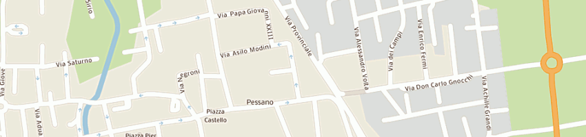 Mappa della impresa ambrosoni alessia a PESSANO CON BORNAGO