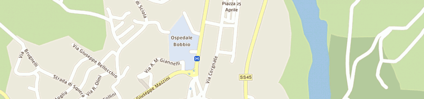 Mappa della impresa edilgiemme (srl) a BOBBIO