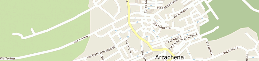 Mappa della impresa ricciu antonio a ARZACHENA