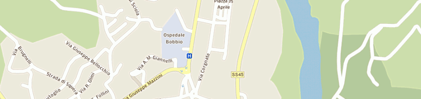 Mappa della impresa geolinea - casartelli snc a BOBBIO