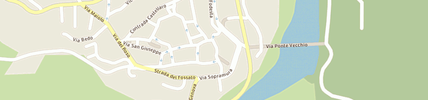 Mappa della impresa bar mikonos cafe' a BOBBIO