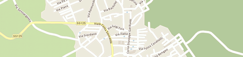 Mappa della impresa matiz florindo mario a ARZACHENA