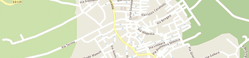 Mappa della impresa vetrart srl a ARZACHENA