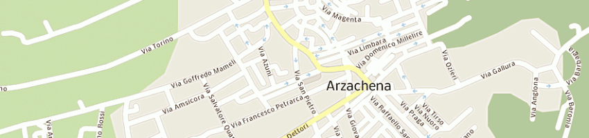 Mappa della impresa studio dentistico aru dott andrea a ARZACHENA