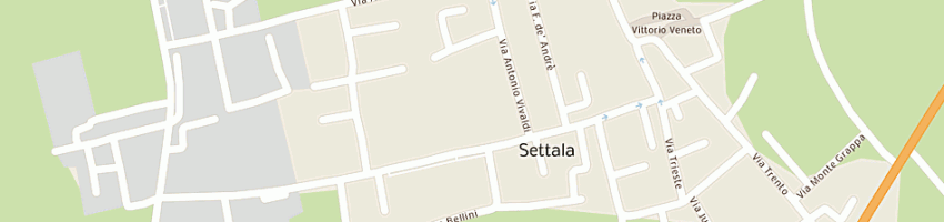 Mappa della impresa scuole elementari a SETTALA