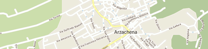 Mappa della impresa chiodino maria a ARZACHENA