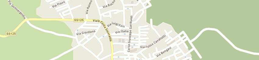 Mappa della impresa luksza maja anita a ARZACHENA