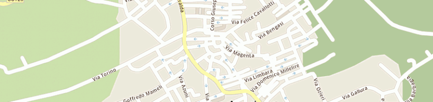 Mappa della impresa puddu luigi a ARZACHENA