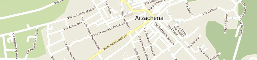 Mappa della impresa sistema (srl) a ARZACHENA