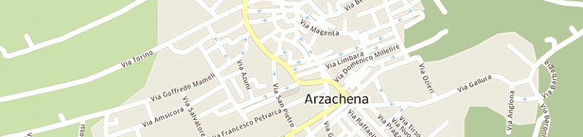 Mappa della impresa smeralda gas di azzena antonello e c a ARZACHENA