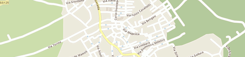 Mappa della impresa lazzerini barbara a ARZACHENA