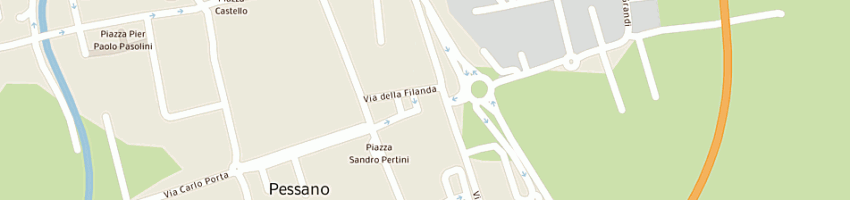 Mappa della impresa villa servizi termotecnici a PESSANO CON BORNAGO
